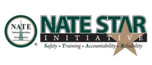 NATE STAR (safety, training, accountability and reliability) Logo